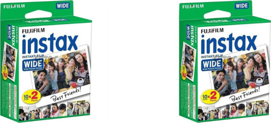 Fujifilm Instax Wide fotoark (20-pakning) Fujifilm Instax Wide fotoark (20-pakning)
