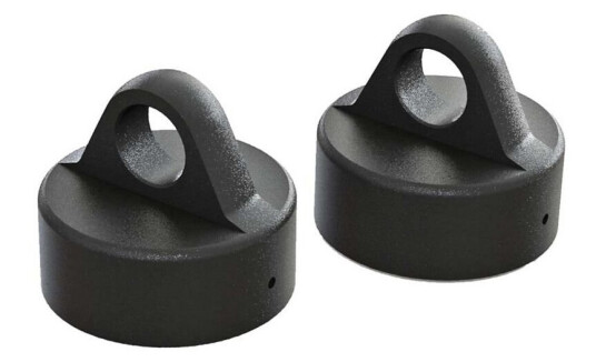 ARRMA AR330491 Shock Cap Aluminum Black 6S (2)