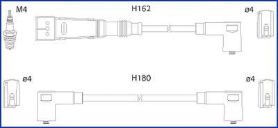 Tennplugg kabelsett HITACHI 134707