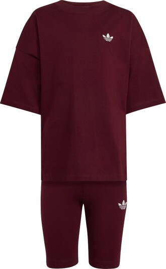 Adidas Originals Cs Tee Set   Burgundy   110