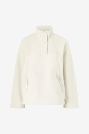 Björn Borg Teddytrøye Studio Pile Anorak Beige