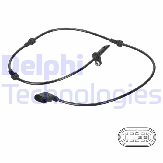 Sensor, ABS DELPHI SS20830