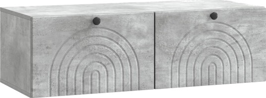 Vegghengt TV skap Betonggrå 99 x 41 x 30 cm Konstruert tre Vegghengt TV skap Betonggrå 99 x 41 x 30 cm Konstruert tre