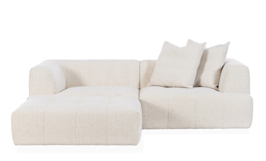 Soffadirekt COCO Divansofa Bouclé Vendbar Offwhite Soffadirekt COCO Divansofa Bouclé Vendbar Offwhite