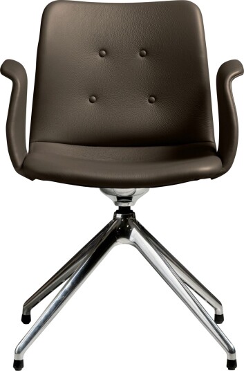 Sibast Furniture Bent Hansen Primum 4 stjerners Spisestuestol Polert stål/Zenso 3 230