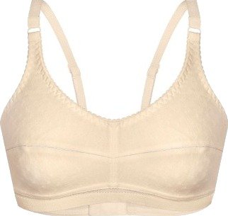 sassa BH Cotton Soft Bra Beige bomull B 85 Dame