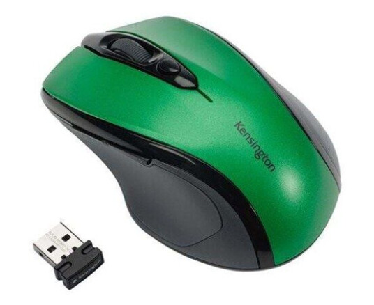 Kensington Pro Fit Mid-Size Trådløs Mus - Optisk - 1750 DPI - Smaragdgrønn