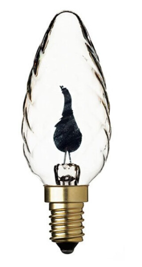 DANLAMP Mignon Flamme 240V 3W E14 Dekor
