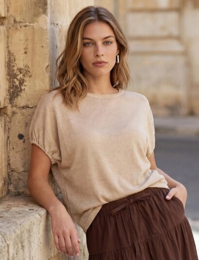 Minus Msmara Top   Beige   XL
