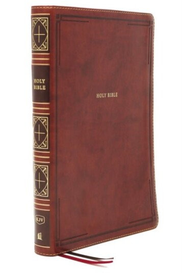 KJV Holy Bible: Giant Print Thinline Bible Brown Leathersoft Red Letter Comfort Print: King James Version KJV Holy Bible: Giant Print Thinline Bible Brown Leathersoft Red Letter Comfort Print: King James Version