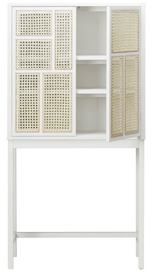 Design House - Air Cabinet White - Skap Og Vitrineskap - Mathieu Gustafsson - Hvit - Mdf/naturlig Materiale/tre