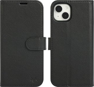 iiglo iPhone 15 Plus 2-i-1 Lommebokdeksel (sort)