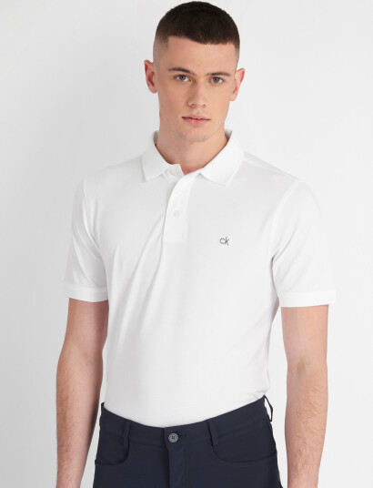 Calvin Klein Golf Planet Polo - White - XXL