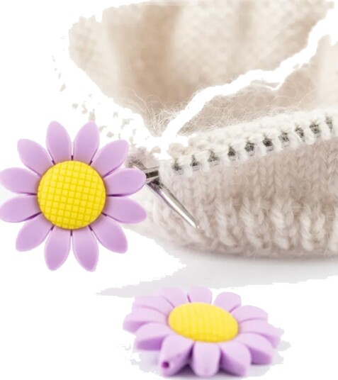 Kort Og Godt Maskestopper Blomst MS1001 Lilla