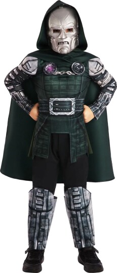 Avengers™ Doomsday Dr Doom Barn Deluxe Kostyme - Small