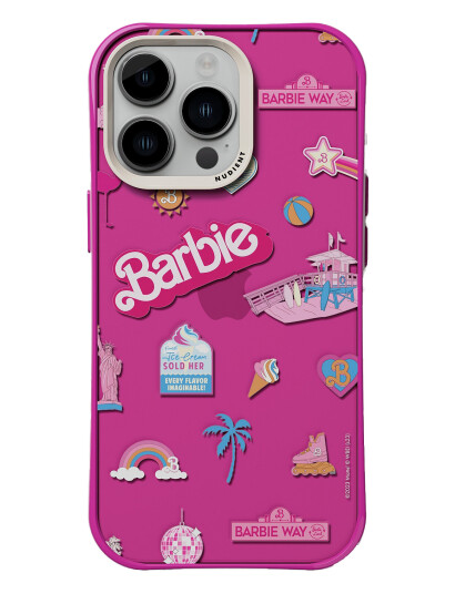 Nudient Form Print Barbie Board - Pink - IPHONE 14