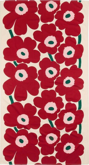 Unikko Duk 135x250 cm Cranberry / Rosa