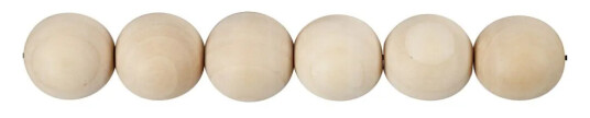 Creativ Company Wooden Beads  25mm 8pcs.