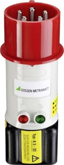 Gossen Metrawatt A3-32 Måleadapter Cee-Kontakt 32 A, 5-Polet – Hylse 4 Mm