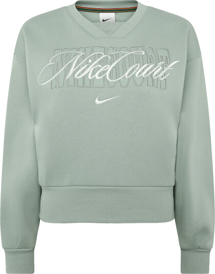 Nike W Nkct Crt Cltn Flc Crew Green M