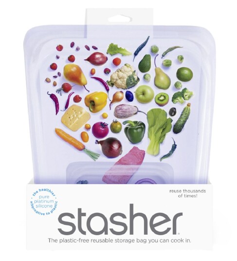 STASHER Silikonpose Half Gallon Lilla