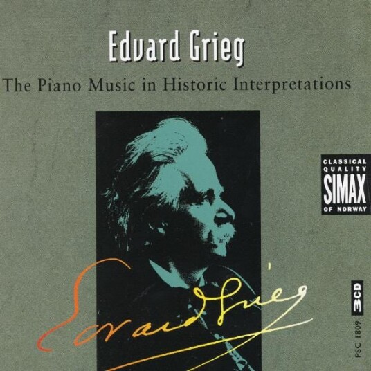 Edvard Grieg  Grie Piano Music In Historic Interpretations  CD