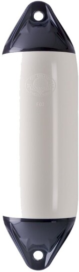 Polyform Fender F serie hvit m/blå ender F02 660 mm 200 25 mm 15 l Polyform Fender F serie hvit m/blå ender F02 660 mm 200 25 mm 15 l