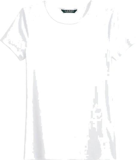 Lauren Ralph Lauren Cotton Blend T Shirt WHITE 3XL