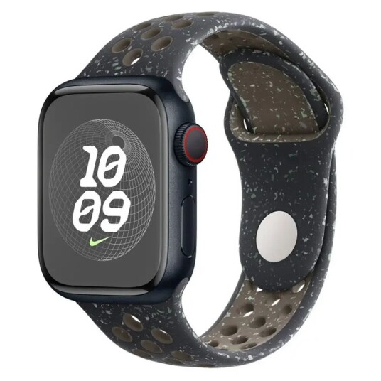 Apple Watch (38/40/SE/41MM) Silikonrem Lippa FLOUR - Svart
