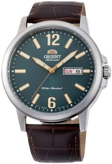 Orient Herreklokke RA AA0C06E Contemporary Grønn/Lær Ø41.6 mm Orient Herreklokke RA AA0C06E Contemporary Grønn/Lær Ø41.6 mm