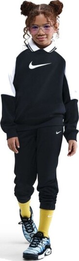 Nike Tracksuit Nsw Dri fit   Svart/hvit/svart Barn størrelse M: 137 147 cm