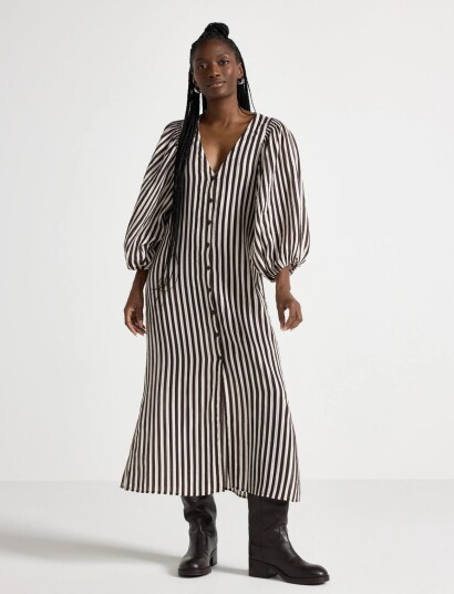 Lindex Dress Olivia Brown XS