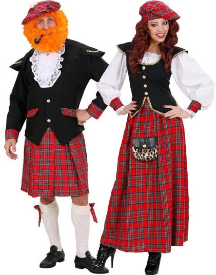 Widmann S.r.l. Skotte med Kilt Karnevalkostyme Small