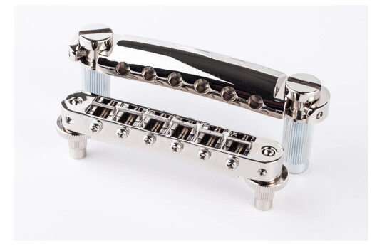 Tonepros Lpm04 N - Standard Tune-O-Matic Bridge And Tailpiece Set - Nickel