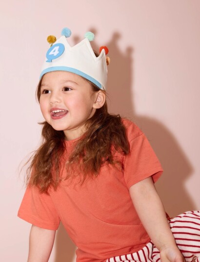KidS Concept Birthday Crown Dress Up Cream ONE SIZE KidS Concept Birthday Crown Dress Up Cream ONE SIZE