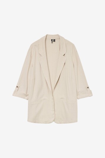 Vero Moda Curve   Blazer vmcJesmilo 3/4 Blazer Wvn   Grå