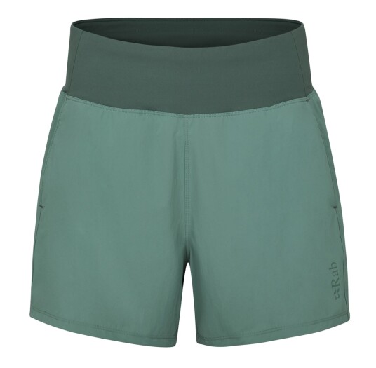 Rab Momentum Shorts Wmns Eucalyptus Size 08 Inseam 4