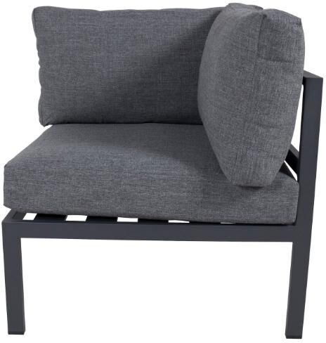 Copacabana hagesofa hjørnemodul svart.