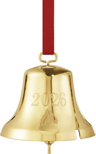 Georg Jensen   2026 juleklokke 5,2 cm gull