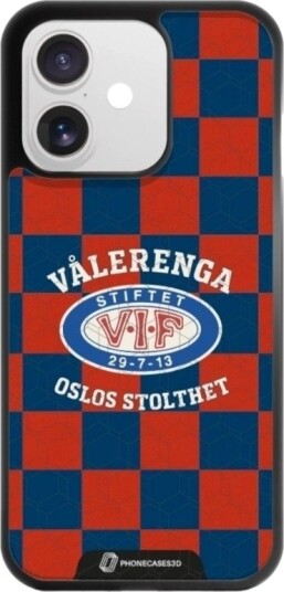Phonecases3D iPhone 17 VIF 3D mobildeksel, svart