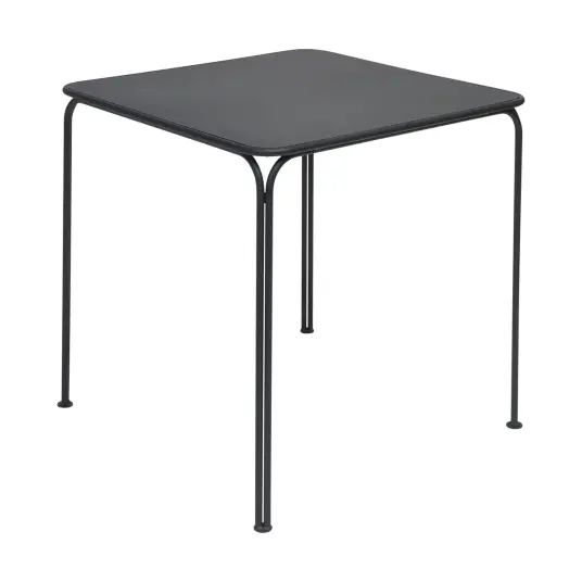 Grythyttan Stålmöbler Table Libelle bord 70x70 cm Grafittgrå