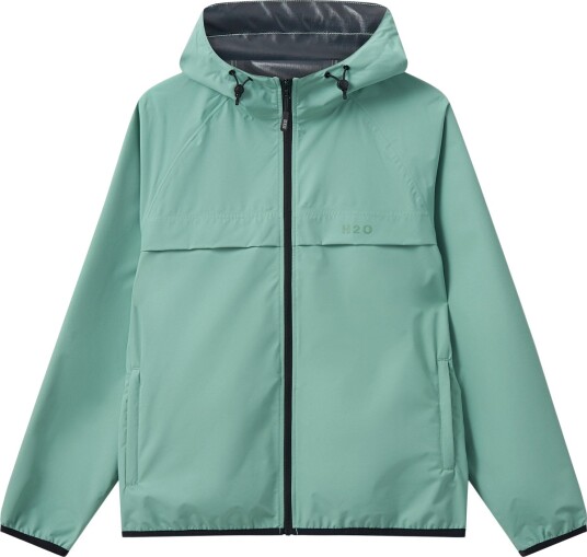 H2O Rømø Lw Rain Jacket - Packable - Green - L