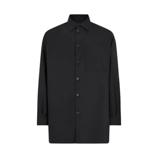 Roberto Cavalli Herre Skjorter Svart 4XL,