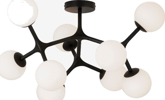 EGLO Plafond Maragall 9 Light Svart Plafonder