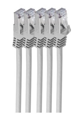 Shiverpeaks Bs75515-Set5 5 M Cat7 S/Ftp S-Stp Rj-45 Rj-45 Grå