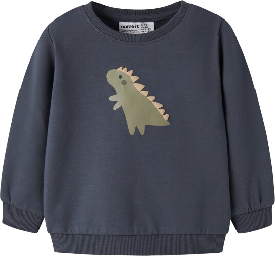 Name It Collegegenser NmbVonne Ombre Blue/Dinos Name It 1½ år (86) Collegegenser Armygrønn Beige Marineblå