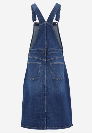 Dongerikjole i denim Dongerikjole i denim