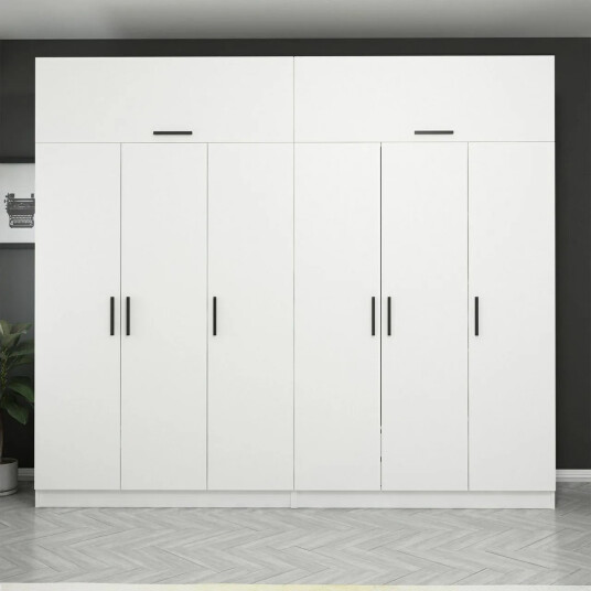 Fruitland Garderobe 270 cm - Hvit