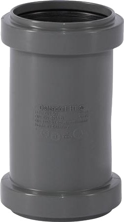 Ostendorf 50mm Skyvemuffe Avløp PP Grå Ostendorf 50mm Skyvemuffe Avløp PP Grå