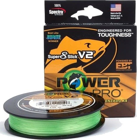 PowerPro Line Super 8 Slick V2 135 m 0.13 mm 8 kg Aqua Green